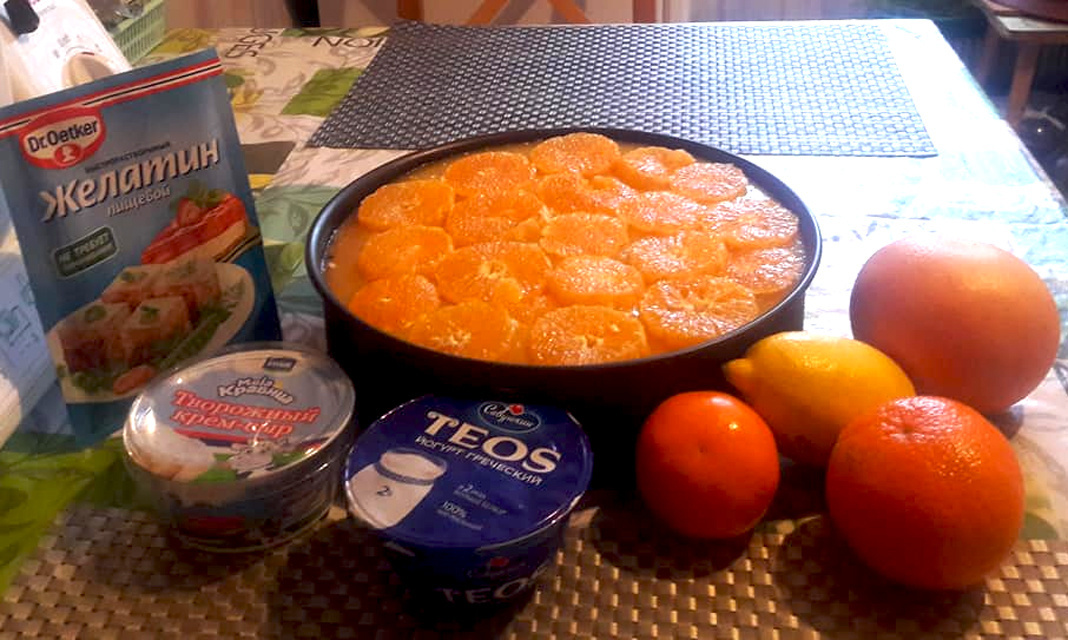 Летний десерт: цитрусово-ягодный тортик без лишних забот