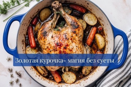Цыплёнок с золотой корочкой: как создать ресторанный ужин у себя дома