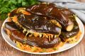 Восхитительные маринованные баклажаны с овощами