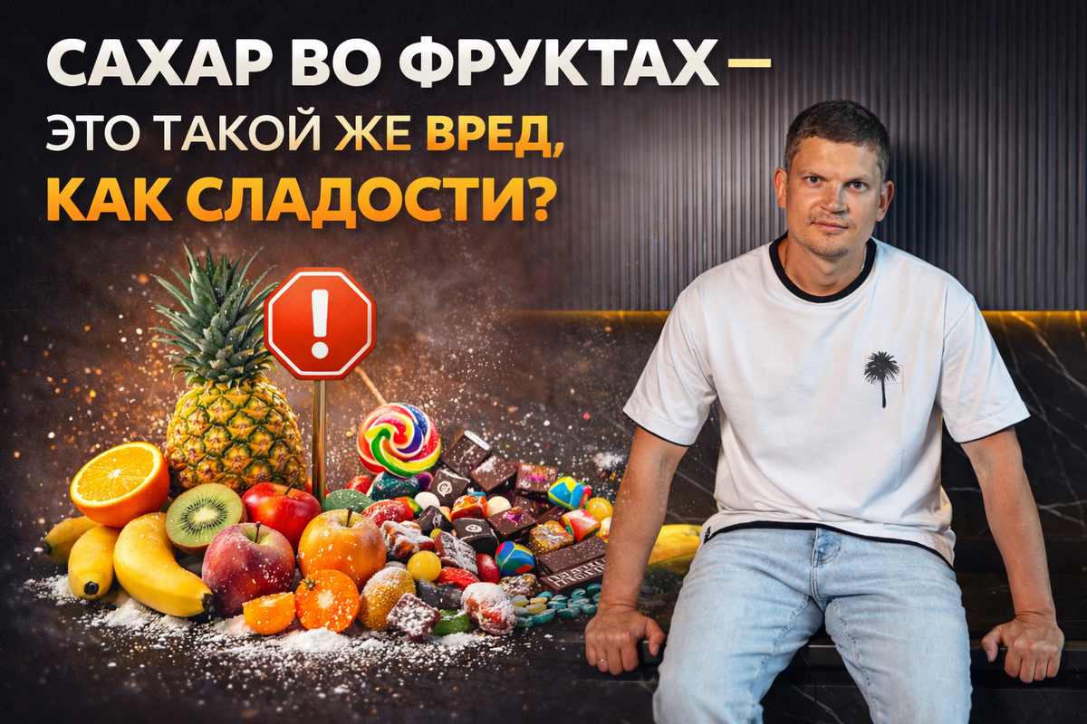 Сахар во фруктах: насколько он опасен по сравнению со сладостями?