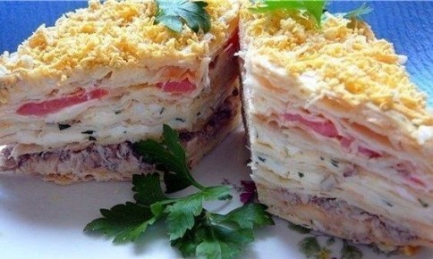 Невероятная Закуска Наполеон для Вашего Стола