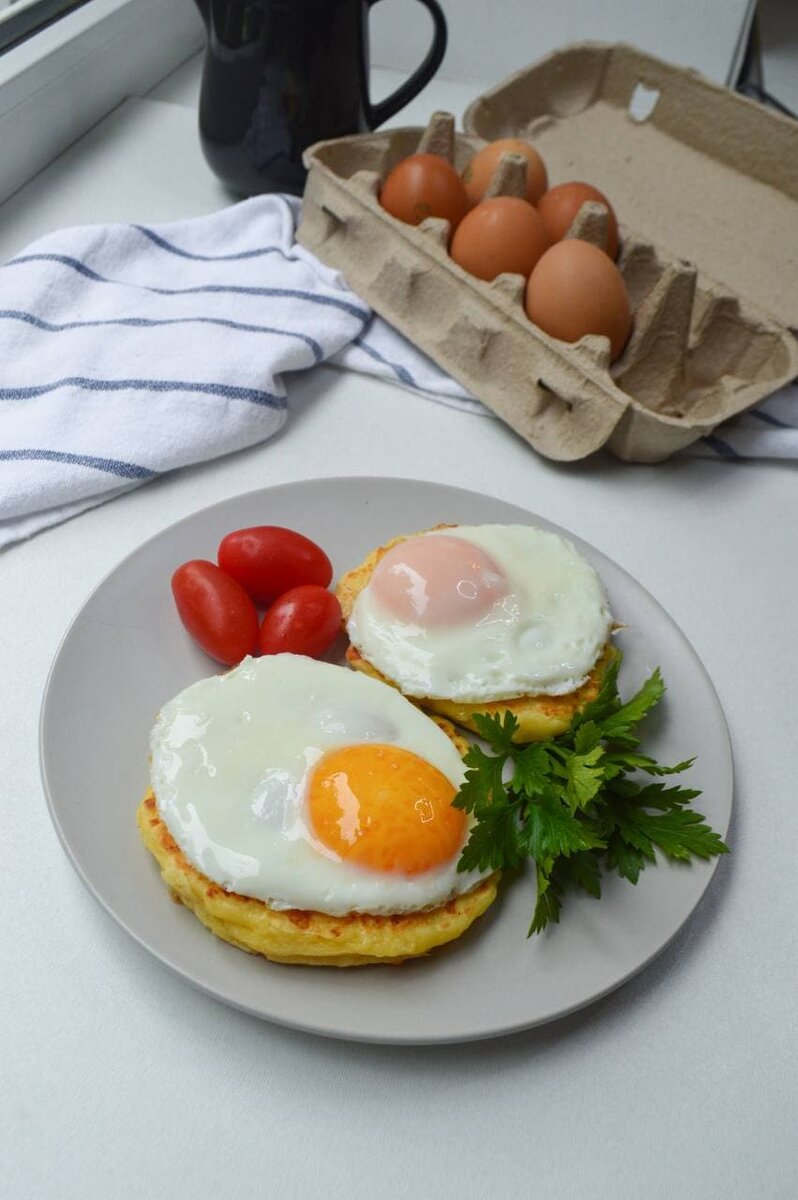 Сырные панкейки