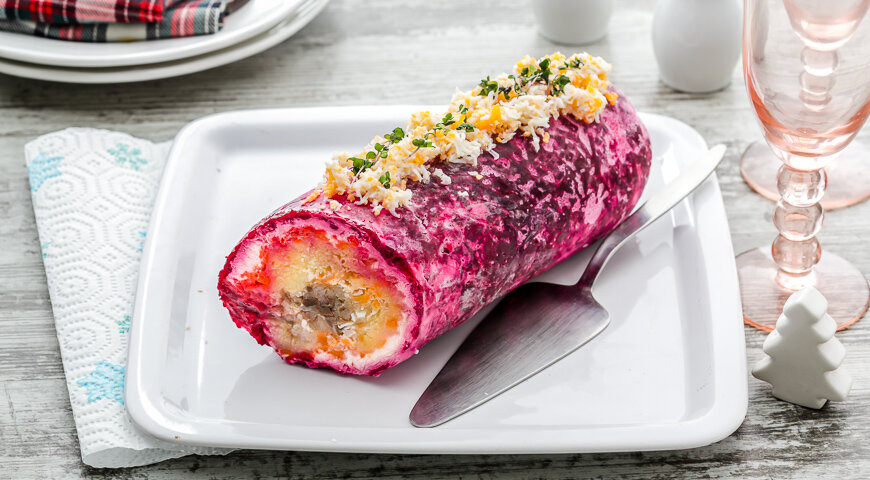 Уникальный вкус рулета «Селедка под шубой»: традиция с современным подходом