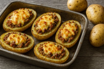 Картофельные лодочки: сытное блюдо, которое украсит ваш стол