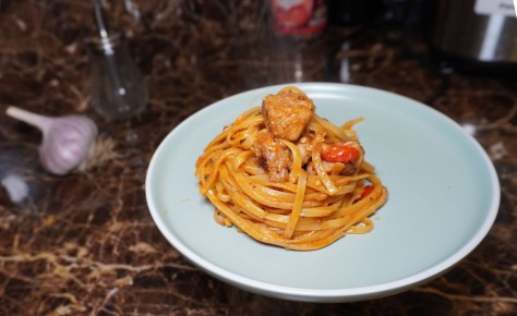 Лапша с мясом индейки