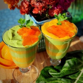 Как сделать яркий слоеный смузи из зеленой гречки