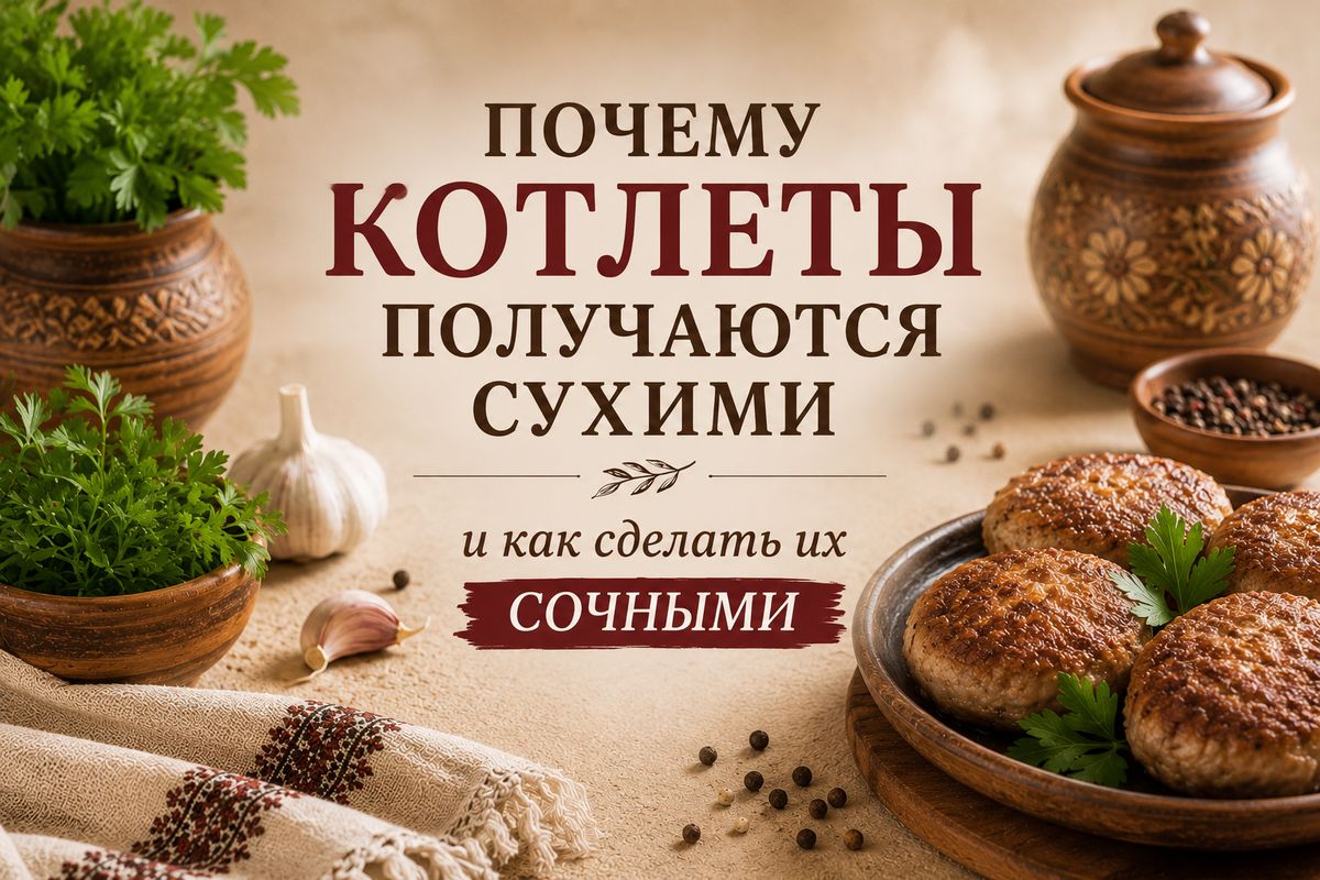 Как получить идеальные котлеты: секреты сочности